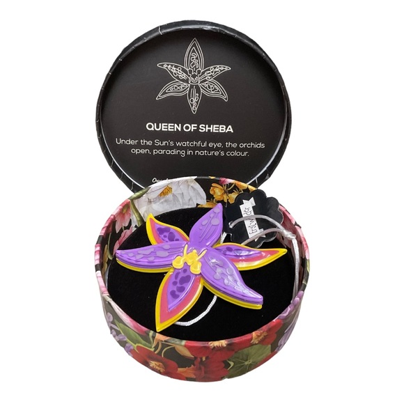 Erstwilder Queen of Sheba Floral Affair Brooch, NIB/NWT - Picture 4 of 4